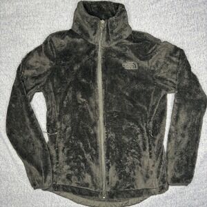 The North Face Women's Fleece Jacket Black Full Zip Size S